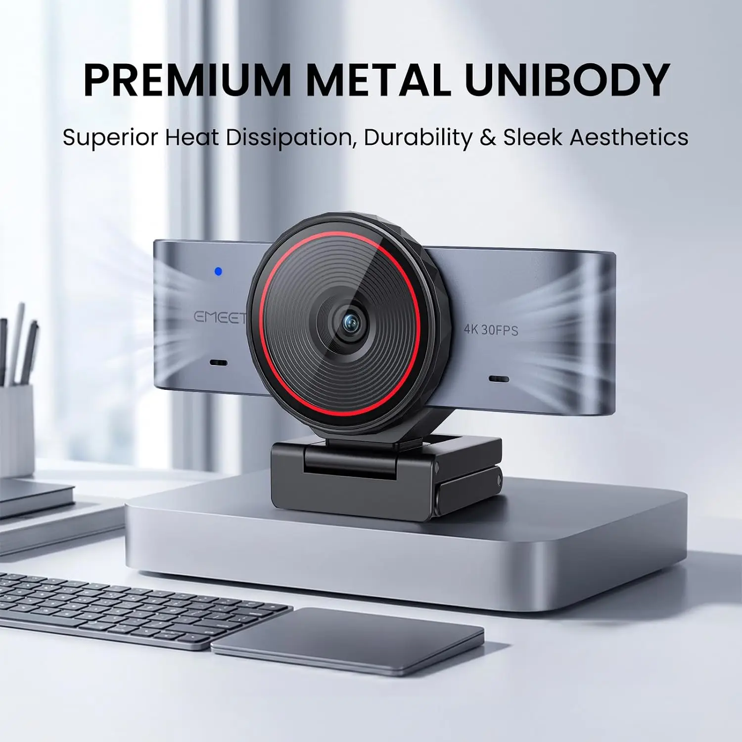 4K Webcam with 1/1.5" Sensor Metal Body and 0.2S Autofocus 11