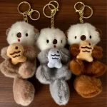 Cute Sea Otter Plush Keychain Pink Gift 1 | PricZone Cute Sea Otter Plush Keychain Pink Gift 1 | PricZone