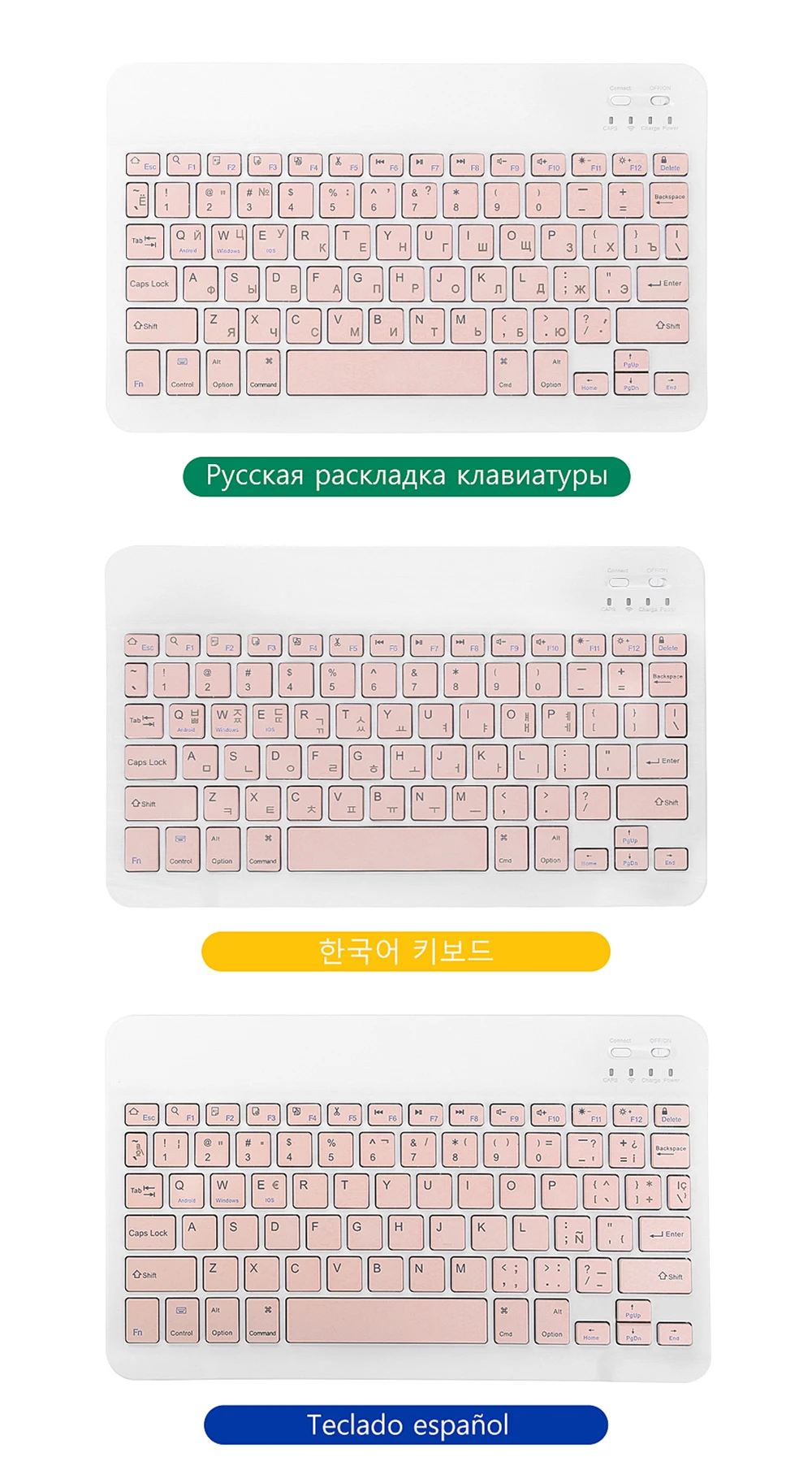 Wireless Keyboard Mouse for iOS Android Windows 29