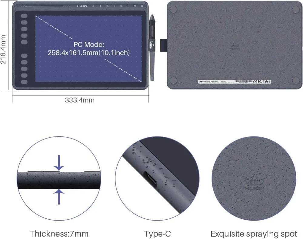 10X6 Inch Graphics Drawing Tablet with BatteryFree Stylus 4 | PricZone 10X6 Inch Graphics Drawing Tablet with Battery Free Stylus 4 | PricZone