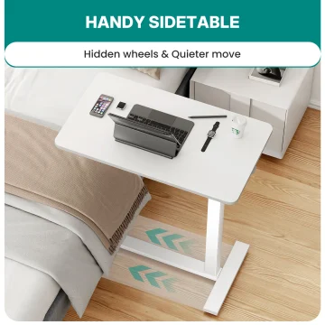 Adjustable C-Shaped Office Desk with Storage and Ergonomic 2