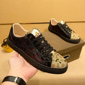 Genuine Leather Casual Walking Sneakers 1 | PricZone