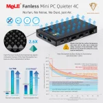 Mele Quieter4C N150 Fanless Mini PC with 8Gb Ddr4 RAM 5 | PricZone Mele Quieter4C N150 Fanless Mini PC with 8Gb Ddr4 RAM 5 | PricZone