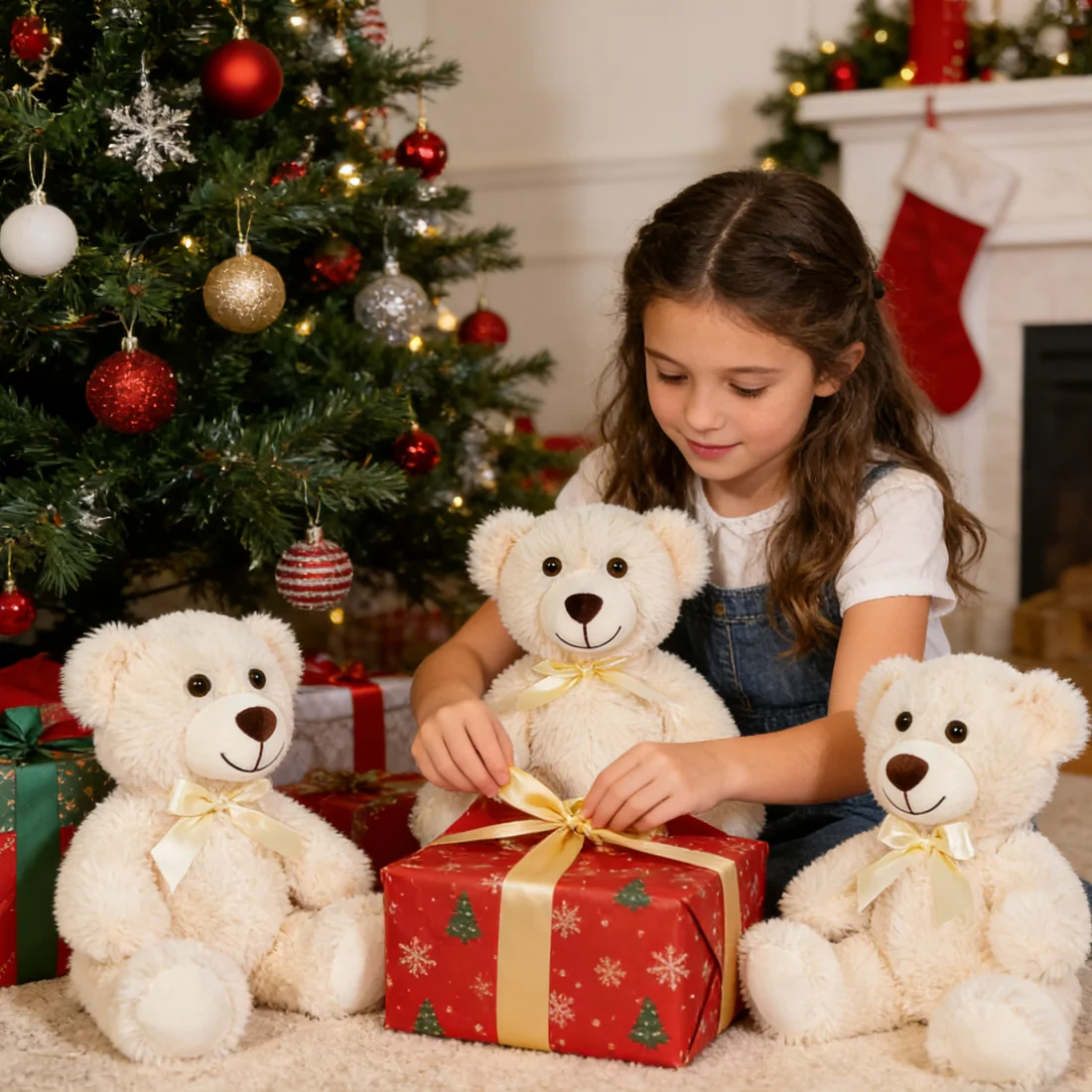 Snowolf 135 Inch Teddy Bear Plush Toy for Girls 6 | PricZone Snowolf 135 Inch Teddy Bear Plush Toy for Girls 6 | PricZone