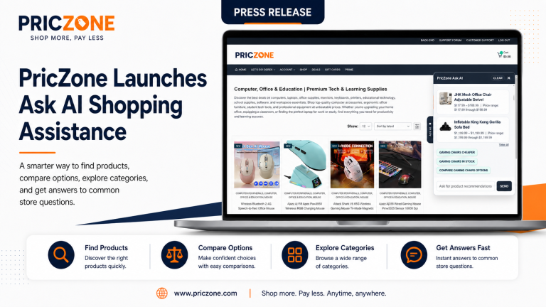 PricZone Launches Ask AI Shopping Assistance for Easier Product Discovery