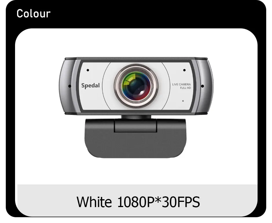 1080P 120° USB Streaming HD Webcam with Microphone 13