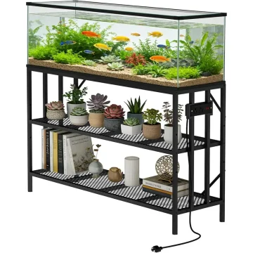 55 75 Gallon Ish Tank Stand with Power Outlet Heavy Duty 1 | PricZone