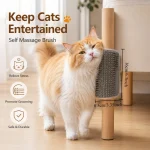 2Pcs Cat Wall Corner Groomer Brush SelfGrooming Massage 3 | PricZone 2Pcs Cat Wall Corner Groomer Brush Self Grooming Massage 3 | PricZone