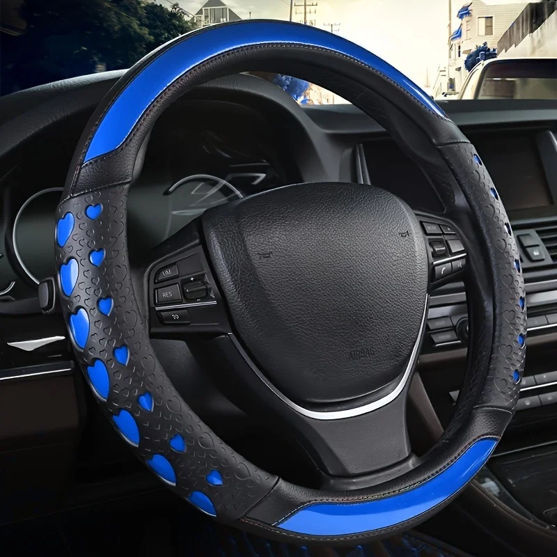 Sweet Heart Design Steering Wheel Wrap Durable PU Leather 5 | PricZone Sweet Heart Design Steering Wheel Wrap Durable PU Leather 5 | PricZone