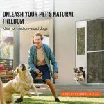 Succebuy Dog Door Sliding Glass Adjustable Height Doggy 2 | PricZone