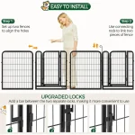 32in 16Panel Metal Dog Playpen Fence or Indoor Yard RV 6 | PricZone 32 in 16 Panel Metal Dog Playpen Fence or Indoor Yard RV 6 | PricZone