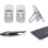 Dual Tilt Keyboard Riser for Desk