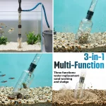 Aquarium Vacuum Gravel Cleaner 3 In 1 Fish Tank with Water 6 | PricZone Aquarium Vacuum Gravel Cleaner 3 In 1 Fish Tank with Water 6 | PricZone