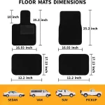 Universal Auto Floor Mats with Anti Slip Thick Carpet 6 | PricZone