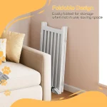 Freestanding Wooden Dog Gate 3Panel 36In H Foldable Pet 6 | PricZone Freestanding Wooden Dog Gate 3 Panel 36In H Foldable Pet 6 | PricZone