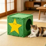 Extra Large Cartoon Cat House All Season Enclosed Rabbit 6 | PricZone