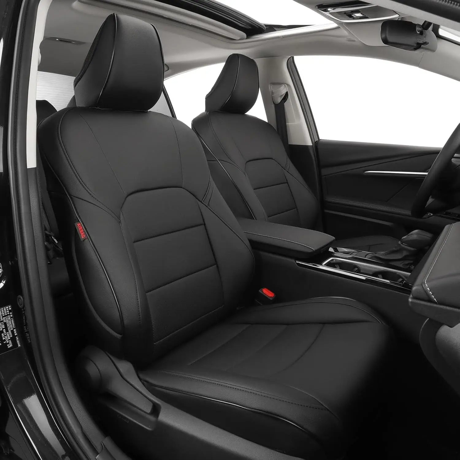 Toyota Camry Waterproof Leather Car Seat Covers Custom Fit 18