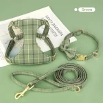 Extra Small Dog Harness Collar and Leash Set with Bowtie 2 | PricZone Extra Small Dog Harness Collar and Leash Set with Bowtie 2 | PricZone