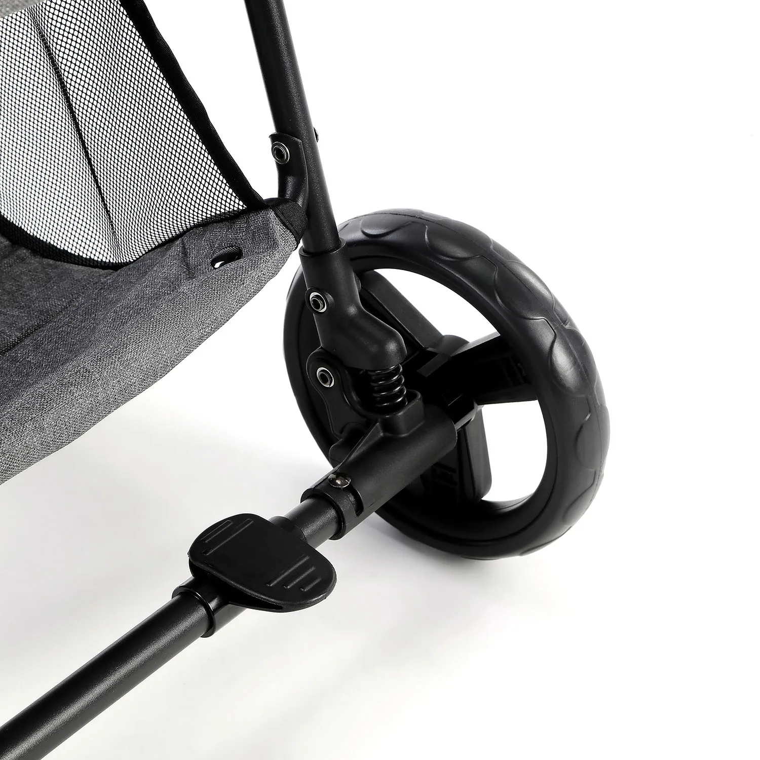3 In 1 Pet Stroller with Removable Carrier Folding 18