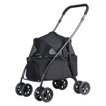 Foldable Pet Stroller for Small Medium Dogs Cats 2 In 1 2 | PricZone