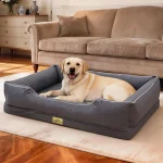 Large Orthopedic Dog Bed Pet Sofa with Bolster Sides 2 | PricZone