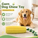 CornShaped Interactive Dog Toy for Aggressive Chewers 5 | PricZone Corn Shaped Interactive Dog Toy for Aggressive Chewers 5 | PricZone