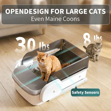 Extra Large High Sided Cat Litter Box with Pull Out Tray 1 | PricZone