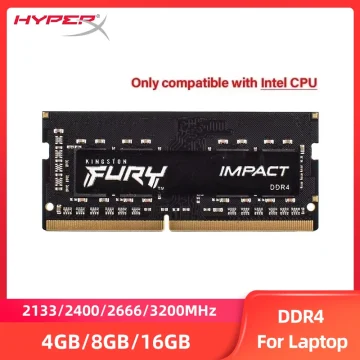 Hyperx Fury Laptop Ddr4 RAM 4Gb 8Gb 16Gb 2133Mhz 1
