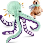 Large and Small Dog Plush Octopus Toy with Sound 1 | PricZone