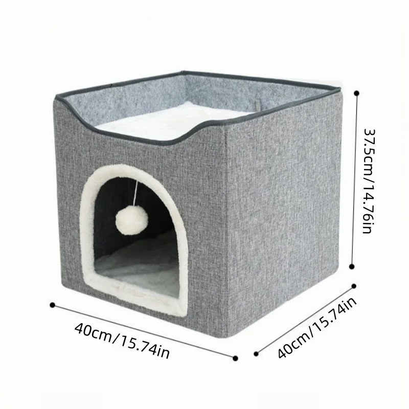 Large Foldable Cat House Pet Supplies Winter Warm Easy 2 | PricZone Large Foldable Cat House Pet Supplies Winter Warm Easy 2 | PricZone