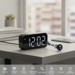 1080P HD WiFi Alarm Clock Security Camera with Motion 2 | PricZone