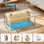 6080100Cm Hamster Cage Chewproof Wooden Guinea Pig Cages 5 | PricZone 6080100Cm Hamster Cage Chewproof Wooden Guinea Pig Cages 5 | PricZone