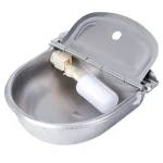 Stainless Steel Automatic Drinking Bowl for Pets withHole 1 | PricZone Stainless Steel Automatic Drinking Bowl for Pets with Hole 1 | PricZone