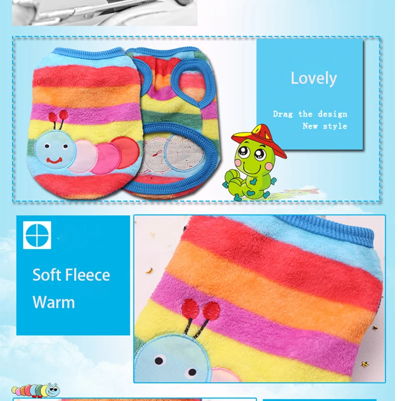 Small Dog Winter Vest Soft Flannel Sweater 3 | PricZone Small Dog Winter Vest Soft Flannel Sweater 3 | PricZone