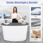 52in PopUp Trade Show Reception Desk Foldable Table Stand 3 | PricZone 52 in Pop Up Trade Show Reception Desk Foldable Table Stand 3 | PricZone