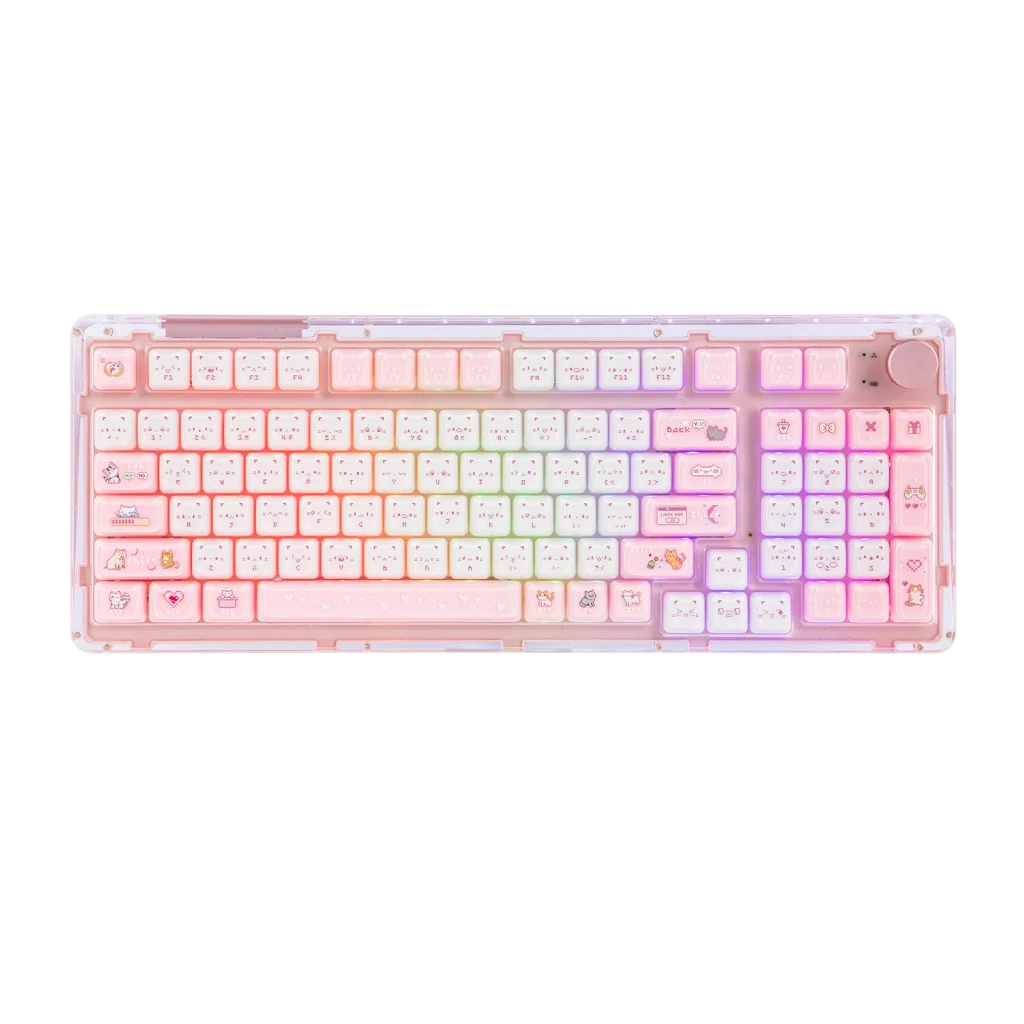 Kiiboom Mewsic Jelly Keycap Set 122 Mao Profile Abs+PC product image
