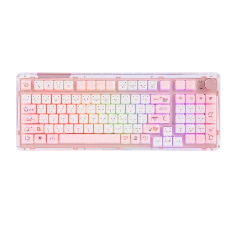Kiiboom Mewsic Jelly Keycap Set 122 Mao Profile Abs+PC product image
