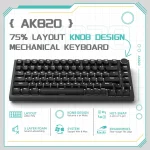 Ajazz Ak820 Wired Mechanical Keyboard with Rotary Volume 3 | PricZone Ajazz Ak820 Wired Mechanical Keyboard with Rotary Volume 3 | PricZone