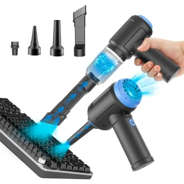 Cordless 110000Rpm PC Cleaner with Vacuum and Air Blower 1
