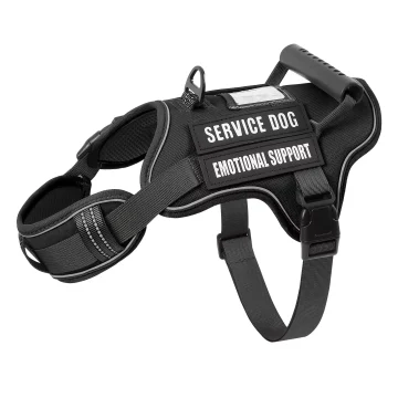Adjustable Tactical Service Dog Harness with Handle 2