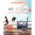 Succebuy 88 Lbs Dog Bike Trailer 2In1 Pet Stroller Cart 2 | PricZone Succebuy 88 Lbs Dog Bike Trailer 2 In 1 Pet Stroller Cart 2 | PricZone