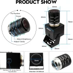 4K 12Mp USB Webcam with 120Fps High Speed and 3X Manual 6 | PricZone