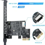 PciE 1X To USB 32 Gen1 TypeE Expansion Card 5 | PricZone Pci E 1X To USB 32 Gen1 Type E Expansion Card 5 | PricZone