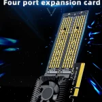 Pcie Expansion Card for Nvme SSD Array Adapter with 4 Ports 3 | PricZone Pcie Expansion Card for Nvme SSD Array Adapter with 4 Ports 3 | PricZone