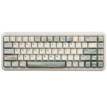 Yunzii Spring Tea 145 Custom Keycap Set with Key Puller 1 | PricZone