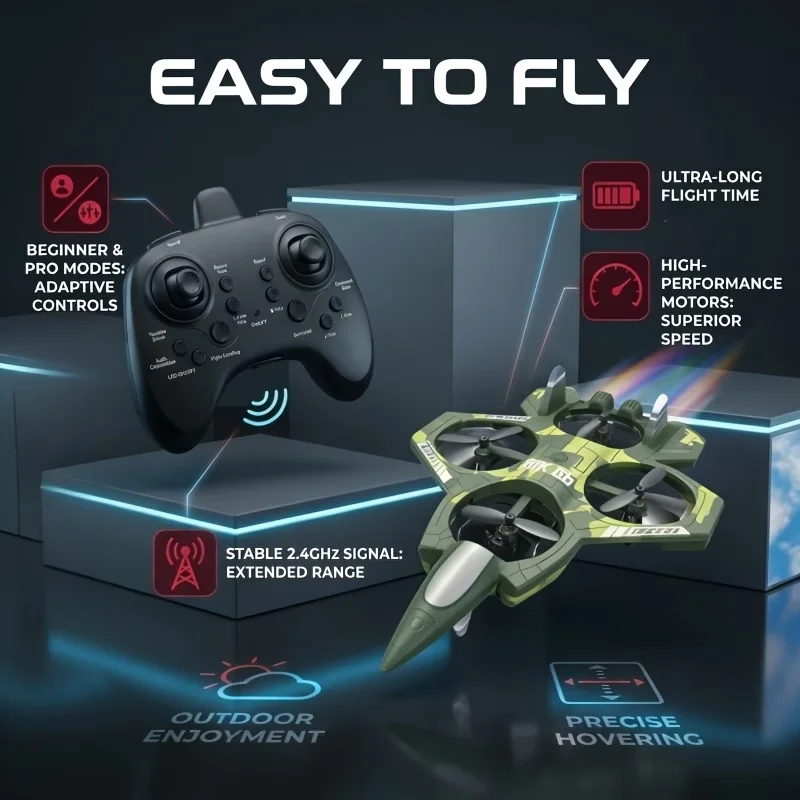 4G Remote Control Fighter Jet Plane Toy Drone for Kids 4 | PricZone 4G Remote Control Fighter Jet Plane Toy Drone for Kids 4 | PricZone