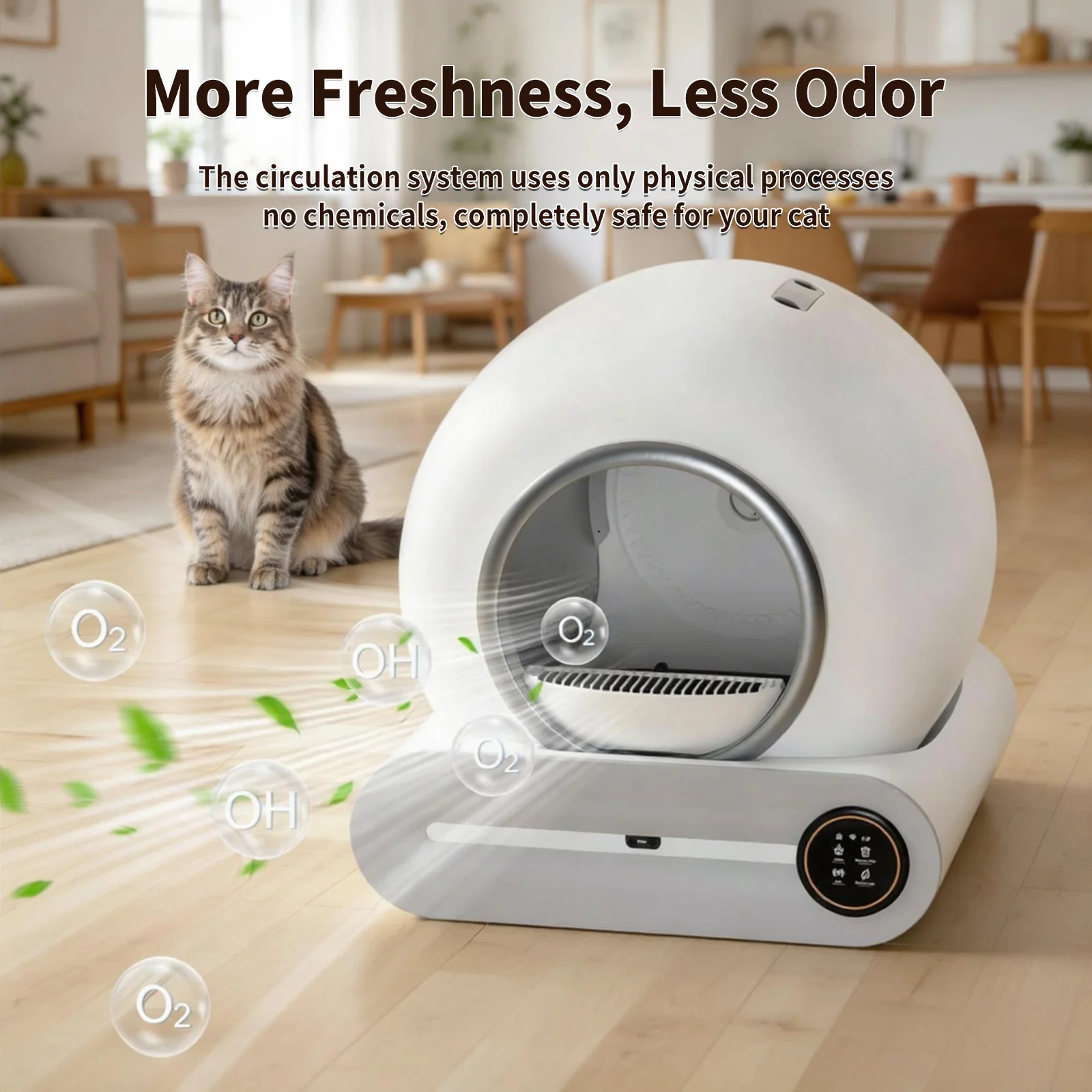 65L Smart Automatic SelfCleaning Cat Litter Box 3 | PricZone 65L Smart Automatic Self Cleaning Cat Litter Box 3 | PricZone