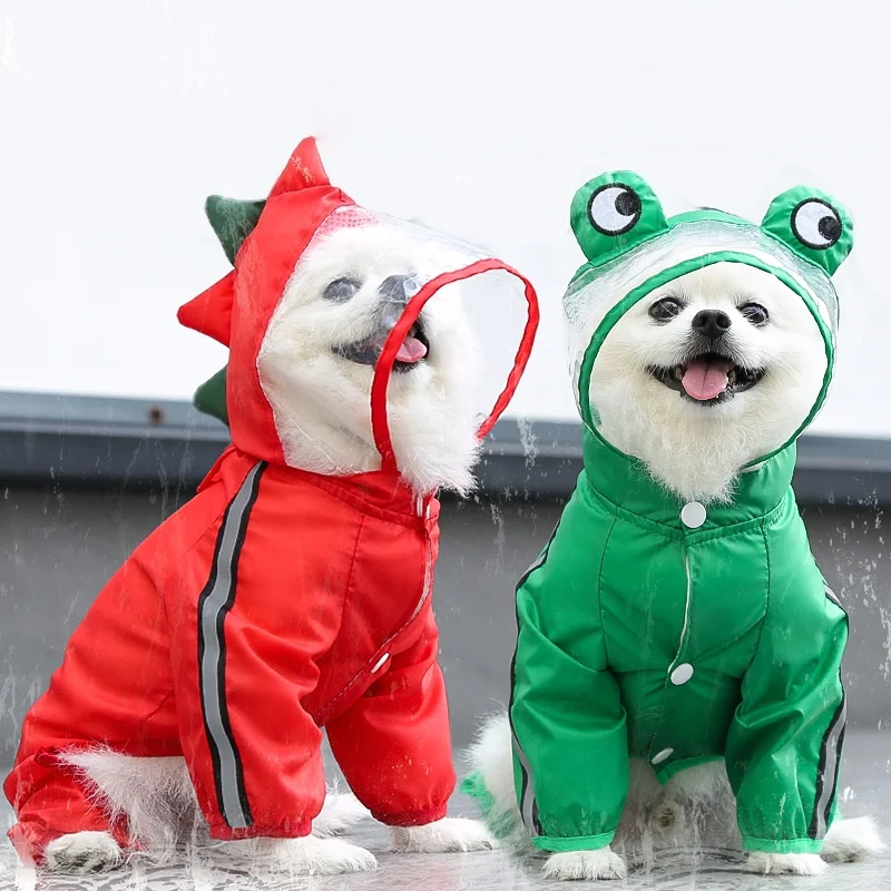 Cartoon Puppy Waterproof Rain Jacket for Dogs and Cats 1 | PricZone Cartoon Puppy Waterproof Rain Jacket for Dogs and Cats 1 | PricZone