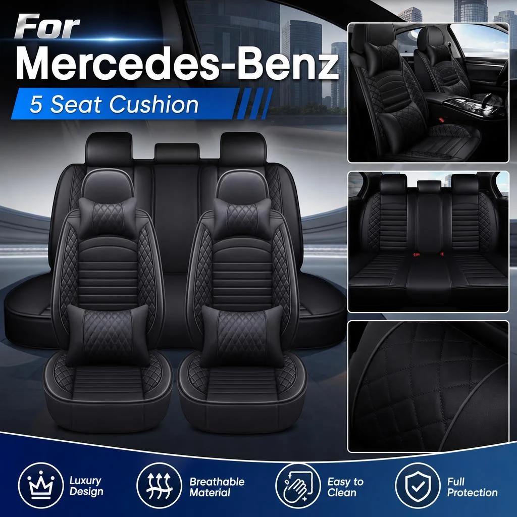 MercedesBenz 5 Seat Cushion Full Set Cover 1 | PricZone Mercedes Benz 5 Seat Cushion Full Set Cover 1 | PricZone