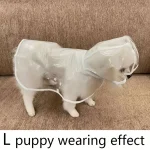 Waterproof Transparent Dog Raincoat for Small Dogs 3 | PricZone